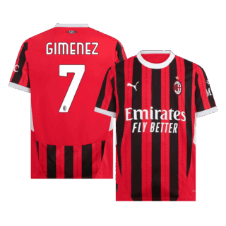 GIMENEZ #7 AC Milan Home Jersey 2024/25