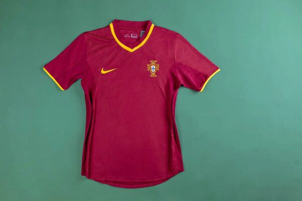 FIGO #7 Retro Portugal Home Jersey Euro Cup 2000 - Image 6