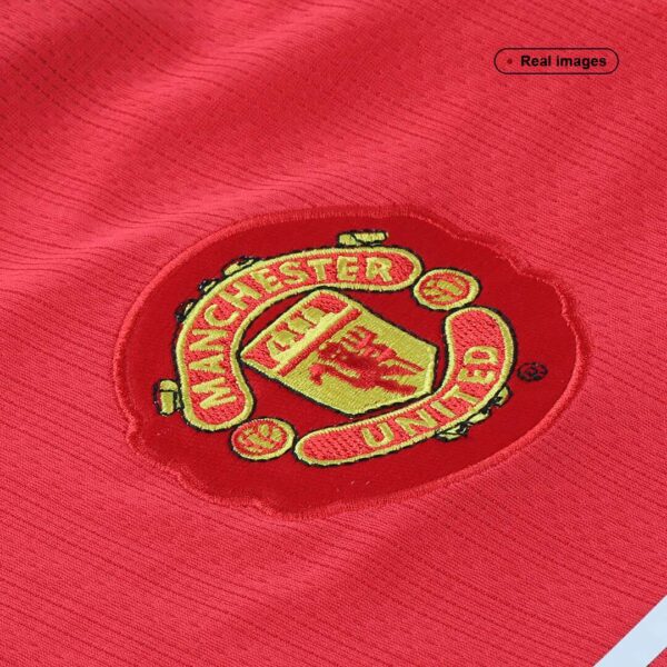 Retro Manchester United Home Jersey 2007/08 - Image 4