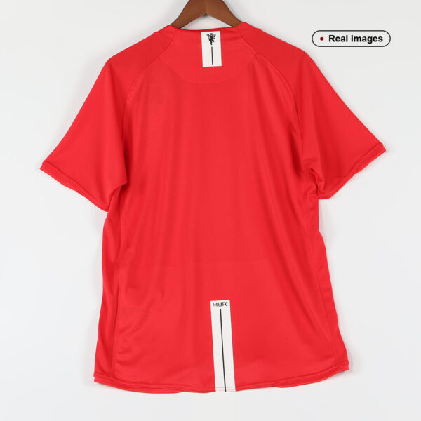 Retro Manchester United Home Jersey 2007/08 - Image 9
