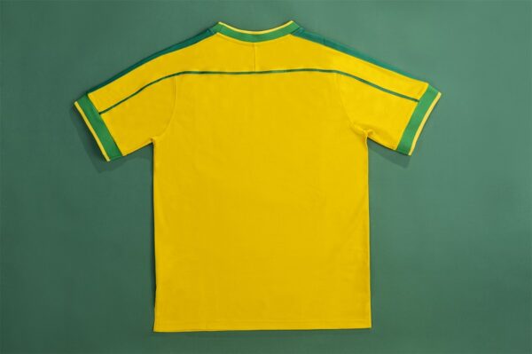 Brazil CAFU #2 Retro Jersey Home World Cup 1998 - Image 5