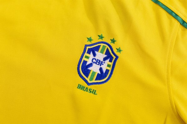 Brazil CAFU #2 Retro Jersey Home World Cup 1998 - Image 6