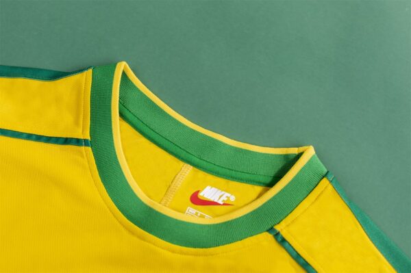 Brazil CAFU #2 Retro Jersey Home World Cup 1998 - Image 8