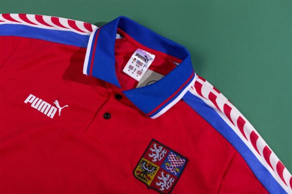 Nedved #4 Retro Czech Republic Home Jersey 1996/98 - Image 6