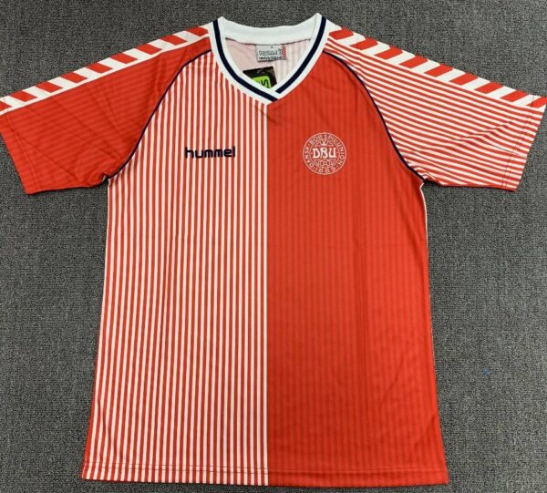 Classic Denmark Home Jersey 1986 - Image 2