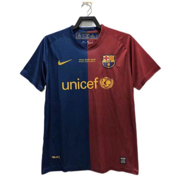 Barcelona UCL Final Retro Home Jersey 2008/09 - Image 2