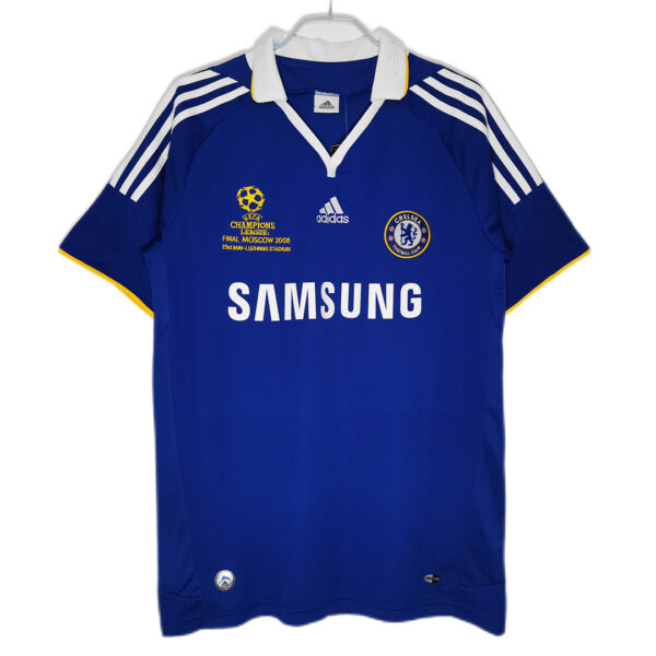 Retro Chelsea UCL Final Home Jersey 2008 - Image 14