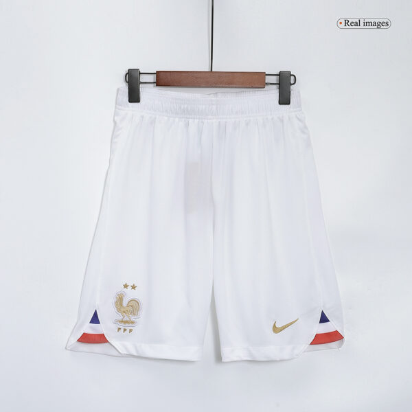 France Soccer Shorts Home Replica World Cup 2022 - Image 3