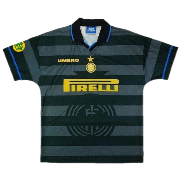 Ronaldo #10 Retro Inter Milan UEFA Cup Away Jersey 1997/98 - Image 2