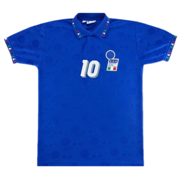 Italy R.Baggio #10 Retro Jersey Home Replica World Cup 1994 - Image 2