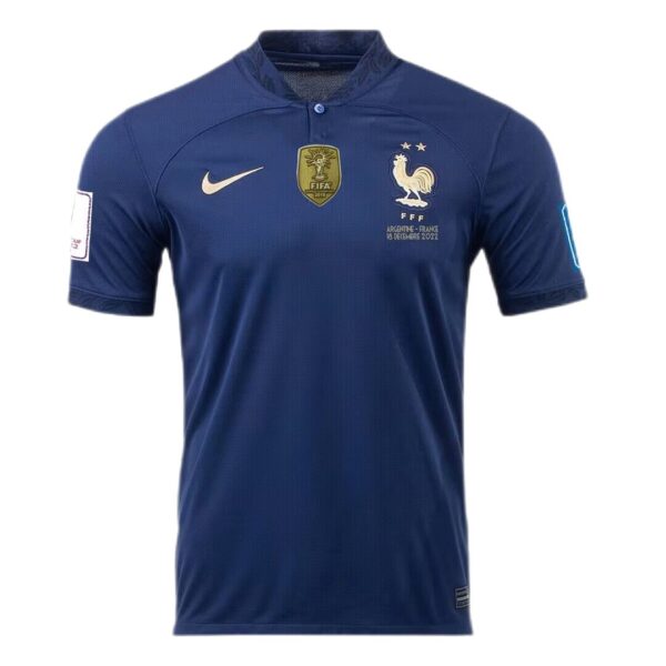 France MBAPPE #10 World Cup Final Jersey Home Replica 2022 - Image 2