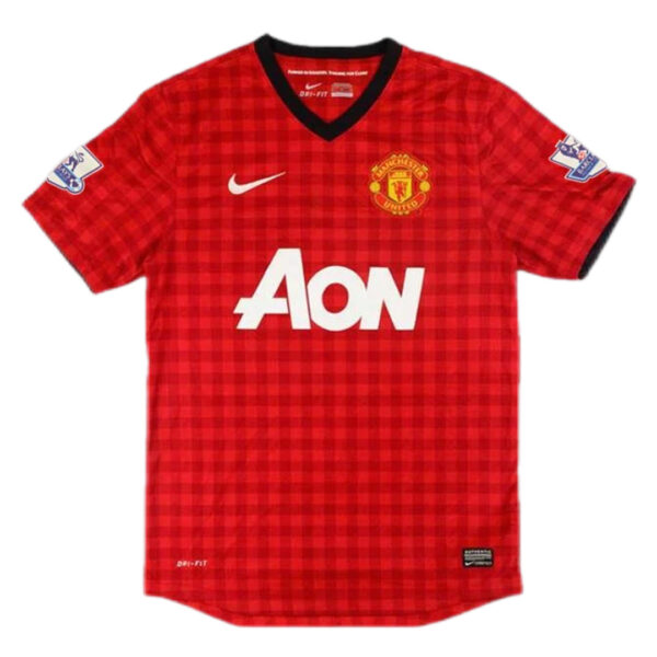 ROONEY #10 Retro Manchester United Home Jersey 2012/13 - Image 2