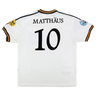 MATTHAUS #10 Retro Germany Home Jersey Euro Cup 1996