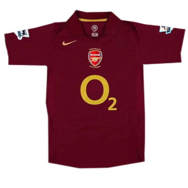 Pires #7 Retro Arsenal Home Jersey 2005/06 - Image 2