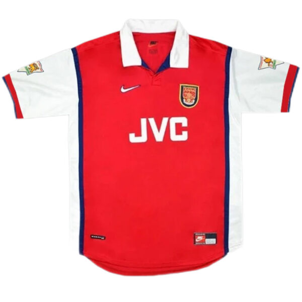 Bergkamp #10 Retro Arsenal Home Jersey 1998/99 - Image 2