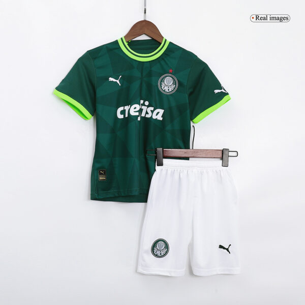 Kids SE Palmeiras Home Jersey Kit Replica 2023/24 - Image 3