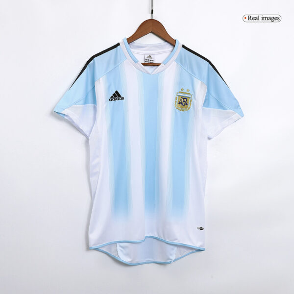 Argentina Retro Home Jersey 2004/05 - Image 5