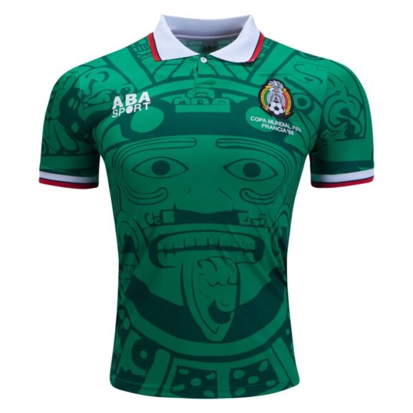 Mexico BLANCO #11 Retro Home Jersey World Cup 1998 - Image 2