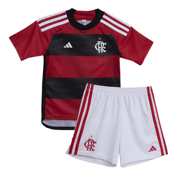 Kids CR Flamengo Home Jersey Kit 2023/24