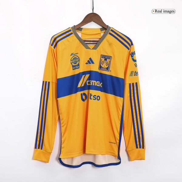 Tigres UANL Home Long Sleeve Jersey 2023/24 - Image 3