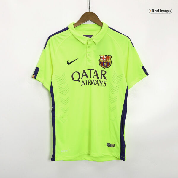 Messi #10 Retro Barcelona Third Jersey 2014/15 - Image 3
