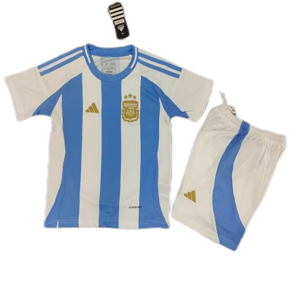 Kids Argentina Home Kit Copa America 2024 - Image 2