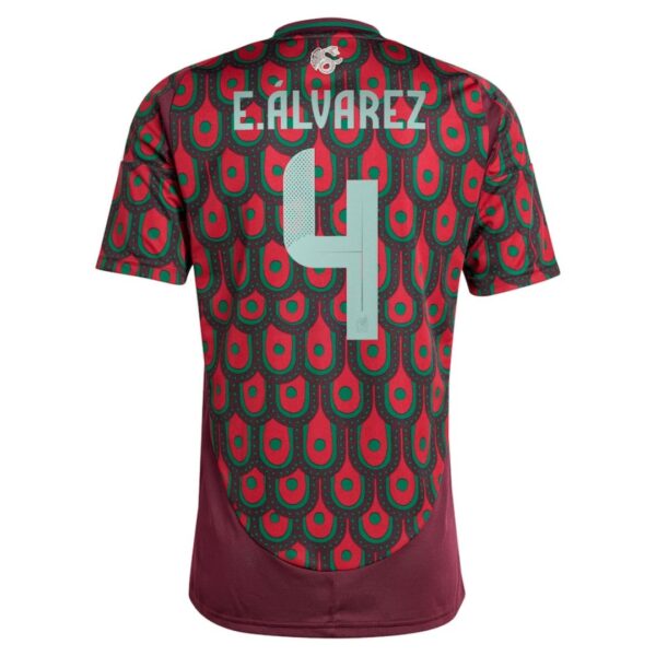 E.ALVAREZ #4 Mexico Home Jersey Copa America 2024