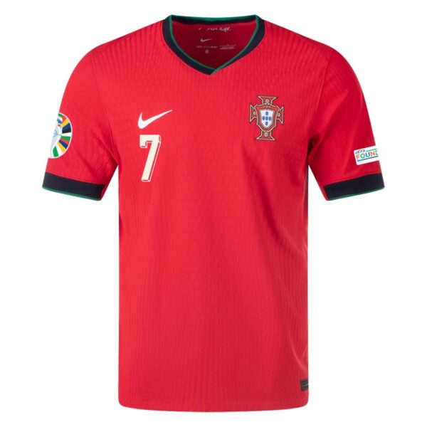 Ronaldo #7 Portugal Home Jersey Player Version EURO 2024 - Image 2