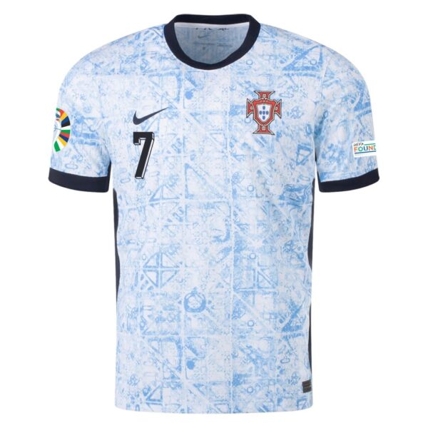 Ronaldo #7 Portugal Away Jersey Player Version EURO 2024 - Image 2