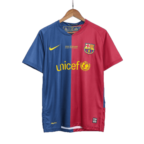 Barcelona UCL Final Retro Home Jersey 2008/09 - Image 7