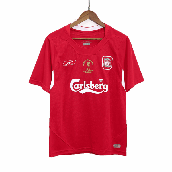 Retro Liverpool UCL Final Home Jersey 2005 - Image 3