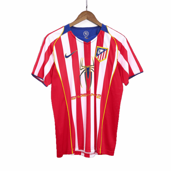 Retro Atletico Madrid Home Jersey 2004/05 - Image 3