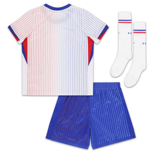 Kids France Away Full Jersey Kit Euro 2024 - Image 2