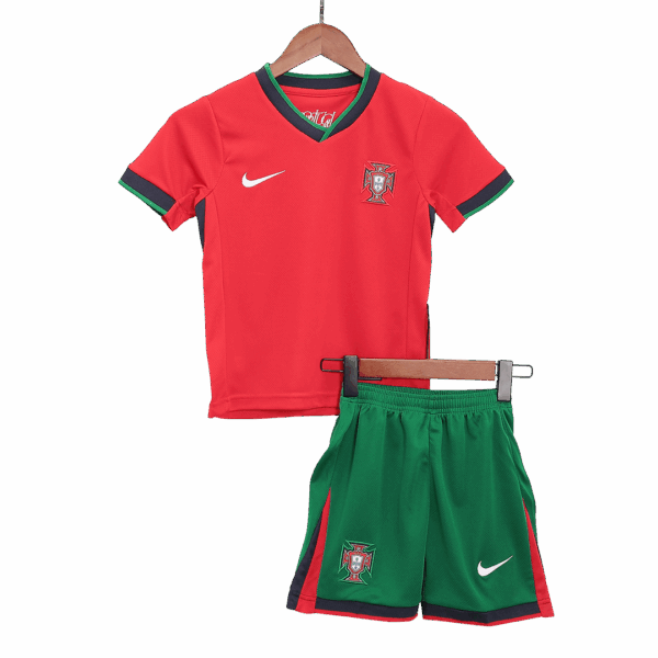 Kids Portugal Home Kit EURO 2024 - Image 5