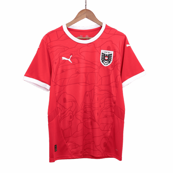 Alaba #8 Austria Home Jersey Euro 2024 - Image 3