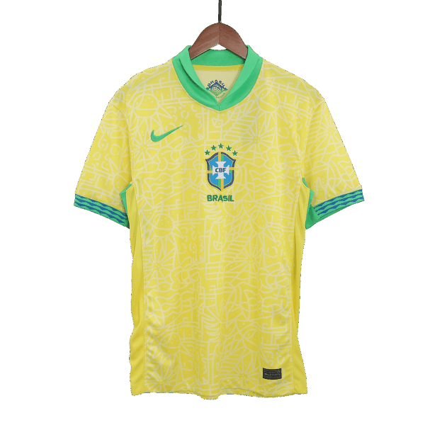 [Super Replica] Brazil Home Kit (Jersey+Shorts) Copa America 2024 - Image 4
