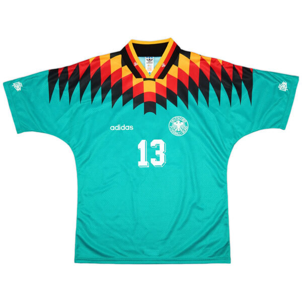 VOLLER #13 Germany Retro Jersey Away World Cup 1994 - Image 2