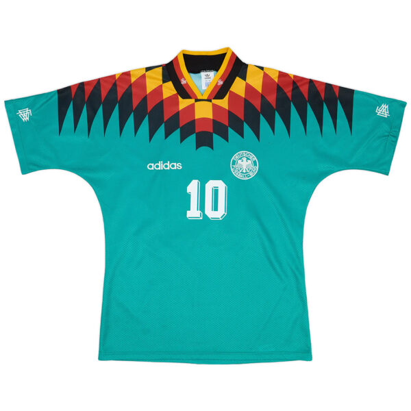 MATTHAUS #10 Germany Retro Jersey Away World Cup 1994 - Image 2
