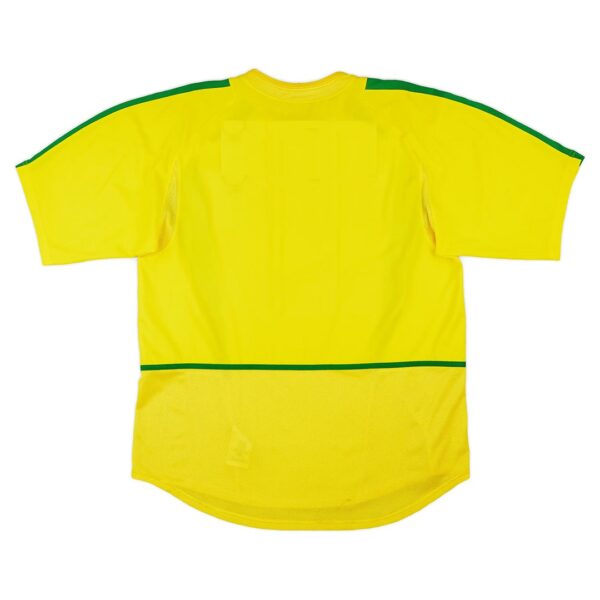 Brazil Retro Jersey Home World Cup 2002 - Image 2