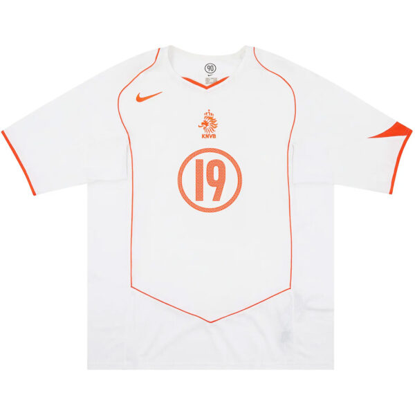 ROBBEN #19 Netherlands Retro Away Jersey EURO 2004 - Image 2
