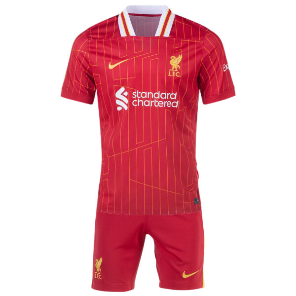 Kids Liverpool Home Kit Jersey+Shorts 2024/25 - Image 3