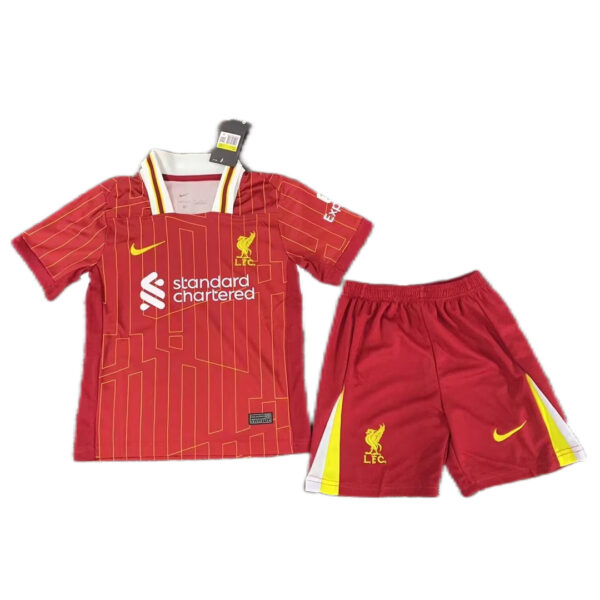 Kids Liverpool Home Kit Jersey+Shorts 2024/25 - Image 4