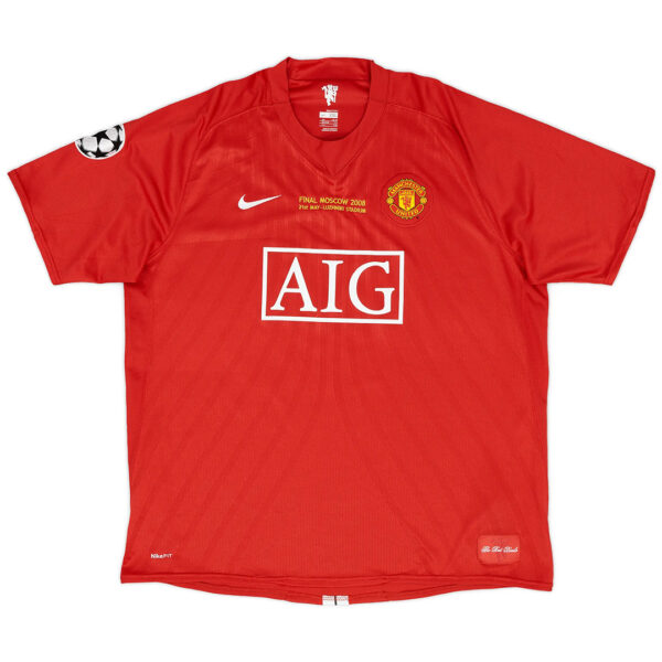 Retro Manchester United UCL Final Home Jersey 2007/08 - Image 15
