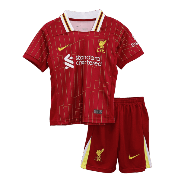 Kids Liverpool Home Jersey Kit 2024/25 - Image 3