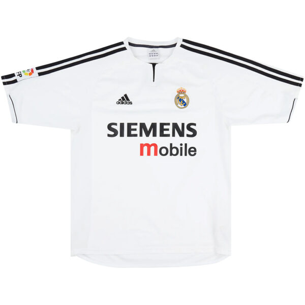 Ronaldo #9 Retro Real Madrid Home Jersey 2003/04 - Image 2