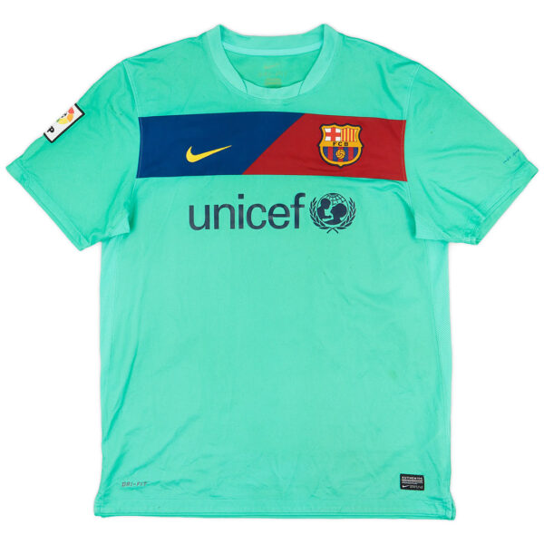 Messi #10 Retro Barcelona Away Jersey 2010/11 - Image 2