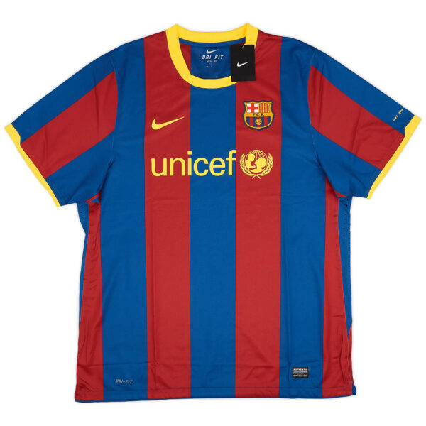 Messi #10 Barcelona Retro Jersey Home 2010/11 - Image 2