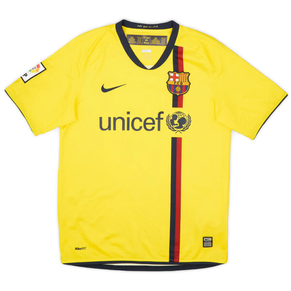 A.INIESTA #8 Barcelona Retro Jersey Away 2008/09 - Image 2
