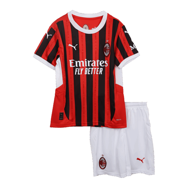 Kids AC Milan Home Jersey Kit 2024/25 - Image 3