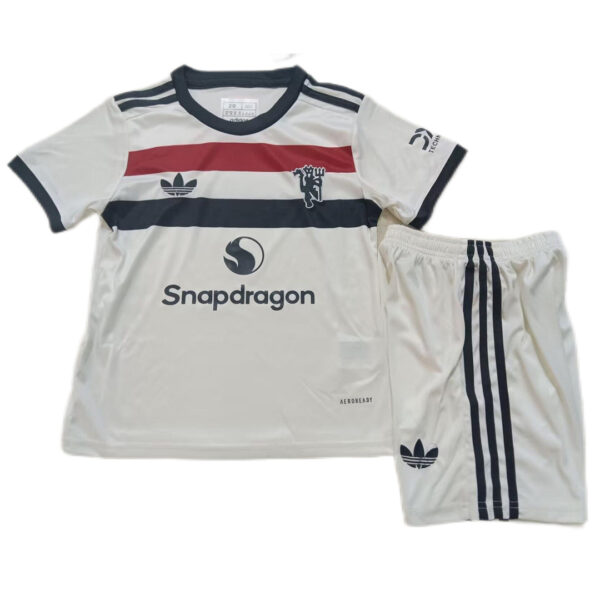 [Super Replica] Kids Manchester United Third Jersey Kit 2024/25 - Image 3